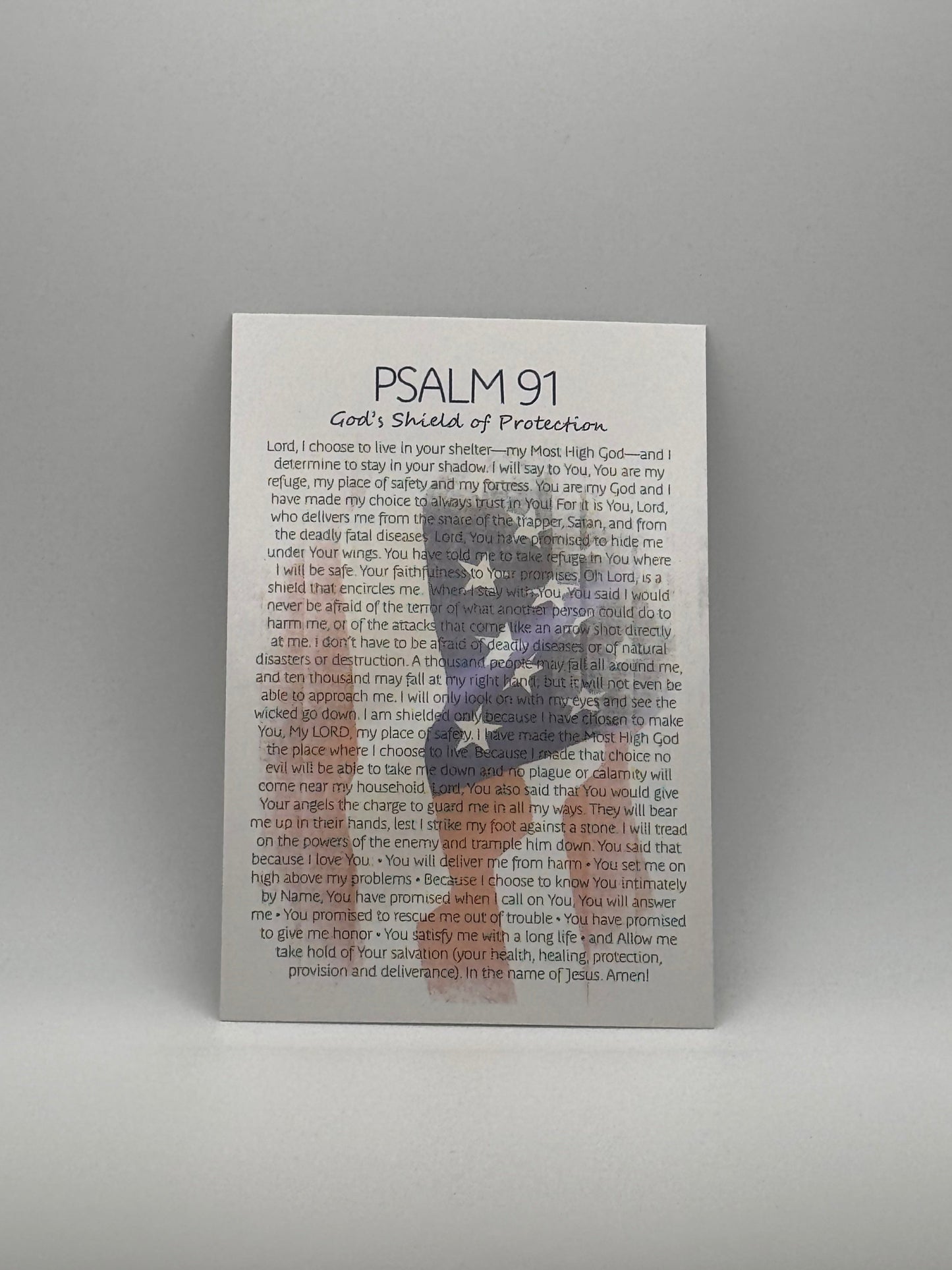 Psalm 91 USA Prayer Cards